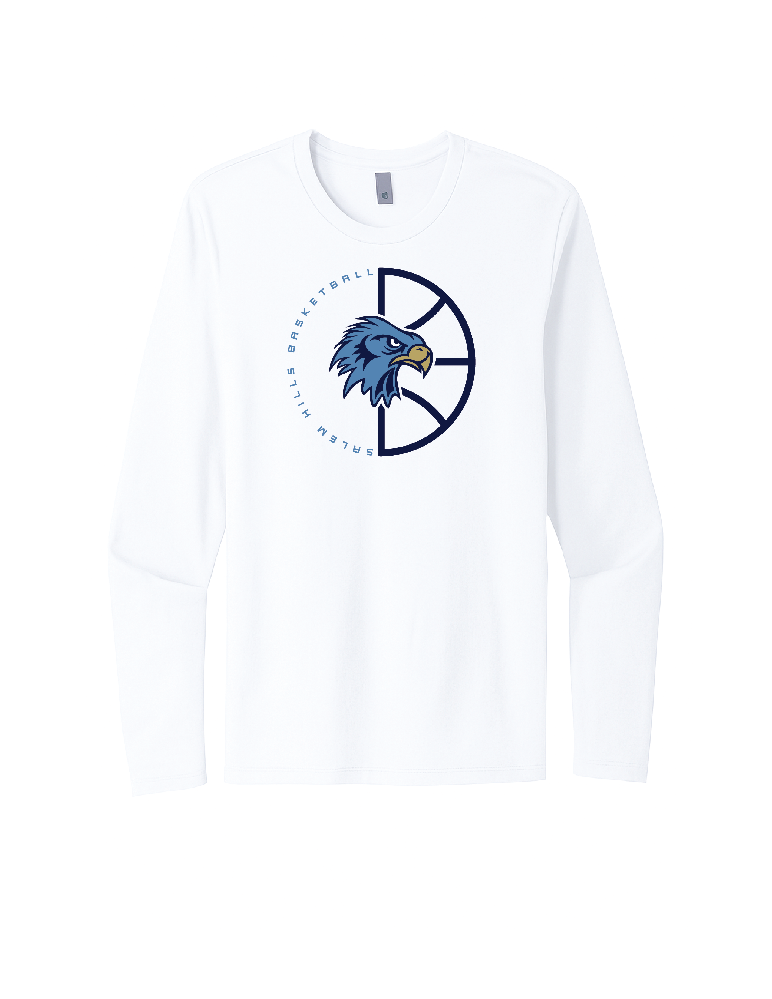 White Long Sleeve Cotton Tee